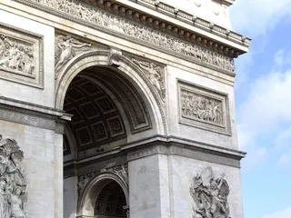 弧，德，凯旋门，巴黎，架构，著名