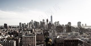 纽约市，大都会，城市，美国，美国，天际线