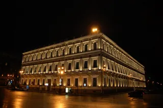 建筑物，圣彼得堡，俄罗斯，旅行，夜，灯火