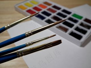 画笔，水彩，颜料，颜色，绘画，艺术