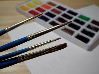 画笔，水彩，颜料，颜色，绘画，艺术