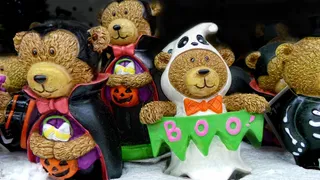 万圣节，装饰，假期，秋季，陶瓷，乐趣