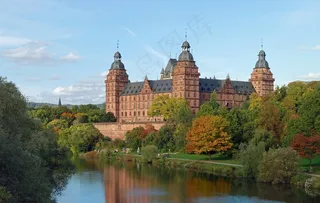 约翰内斯堡城堡，德国，阿沙芬堡，法兰克尼亚