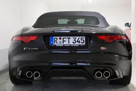 捷豹,敞篷车,黑色,后排,F型R,豪华 捷豹,敞篷车,黑色,后排,F型R,豪华