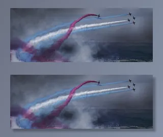 红色，箭头，Raf，喷射，飞机，空气，显示，纽卡斯尔