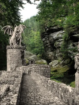 城堡，石头，城墙，设防，塔，炮塔