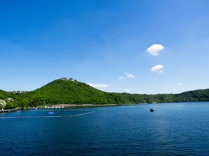爱德湖,城堡,Waldeck,水,森林,绿色,蓝色 爱德湖,城堡,Waldeck,水,森林,绿色,蓝色