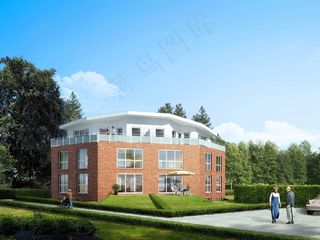 独户住宅，别墅，渲染，可视化