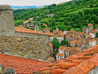 尚佩，法国，村，树木，景观，风景名胜