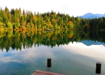 克雷斯塔湖,Abendstimmung,湖,Web,秋季,树木 克雷斯塔湖,Abendstimmung,湖,Web,秋季,树木