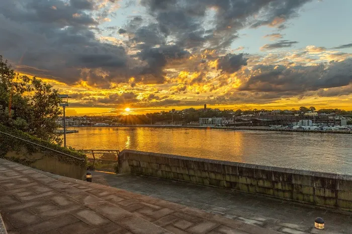 日落，景观，自然，日落景观，天空，太阳