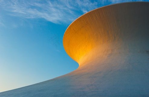 日落，天文馆，建筑，光，形状