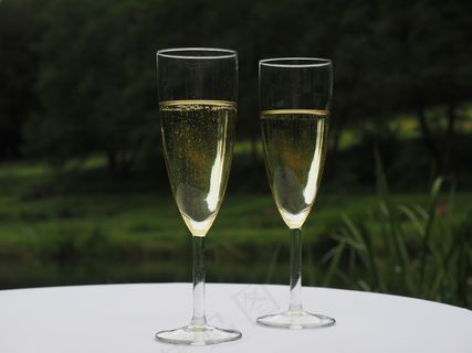 香槟，香槟杯，饮料，眼镜，酒精