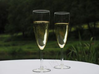 香槟，香槟杯，饮料，眼镜，酒精