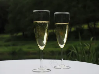 香槟，香槟杯，饮料，眼镜，酒精