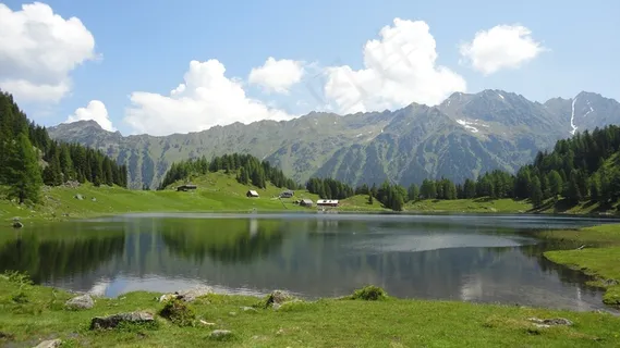 大自然,Bergsee,高山,水,奥地利 大自然,Bergsee,高山,水,奥地利