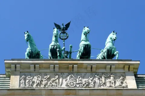 勃兰登堡，目标，柏林，Quadriga，德国，建筑