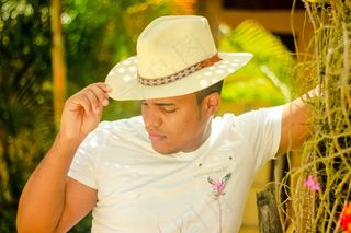 男人，牧场，休闲，电影