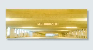 停车，车库，地下，地下，室内