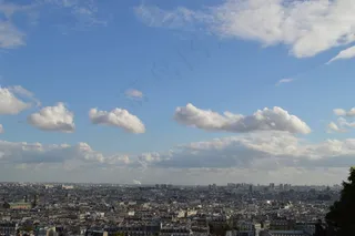 巴黎，天空，地平线，屋顶，景观