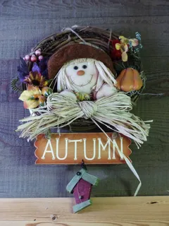 秋景，秋天，装饰，墙上，可笑，图，季节