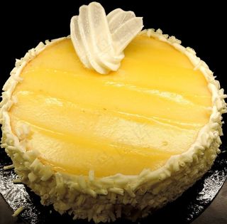 柠檬蛋糕，柠檬布丁，甜，甜点，食品
