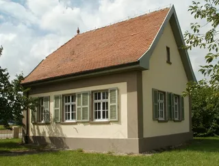 自来水厂，旧，Reilingen，建筑，房子