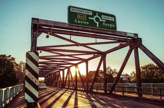 桥，乡村，道路，交通