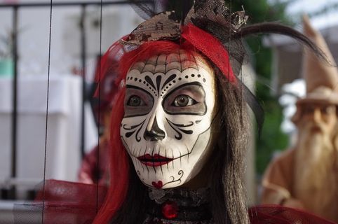 面具，人物，木偶，剧院，游戏，恐惧