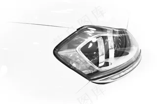 灯光，汽车，反射镜，汽车