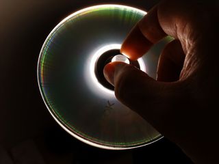 Cd，Dvd，数据，数据存储，手，访问，数据介质