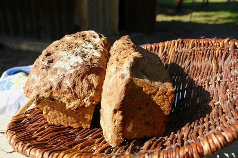 烘烤，面包，Zwiebelbrot，自己烘烤，烘焙食品