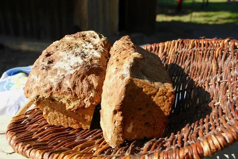 烘烤，面包，Zwiebelbrot，自己烘烤，烘焙食品