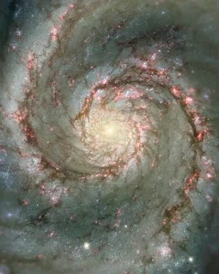 漩涡星系，M51，宇宙，星星，梅西尔51