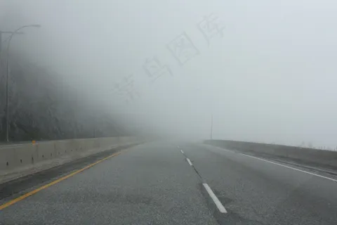 雾,路,路线 雾,路,路线