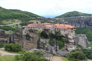 迈泰奥拉，修道院，希腊，景观，宗教