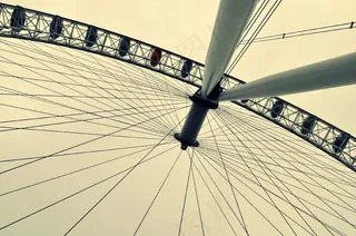 伦敦，查看，城市，现代，图形