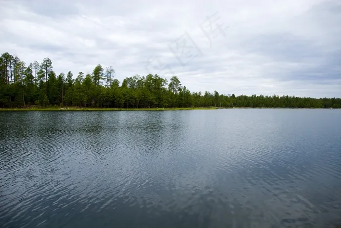 湖，性质，湖泊，云，水，景观，风景