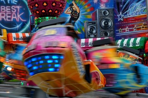 旋转木马，转弯，速度，民间节日，公平，年市场