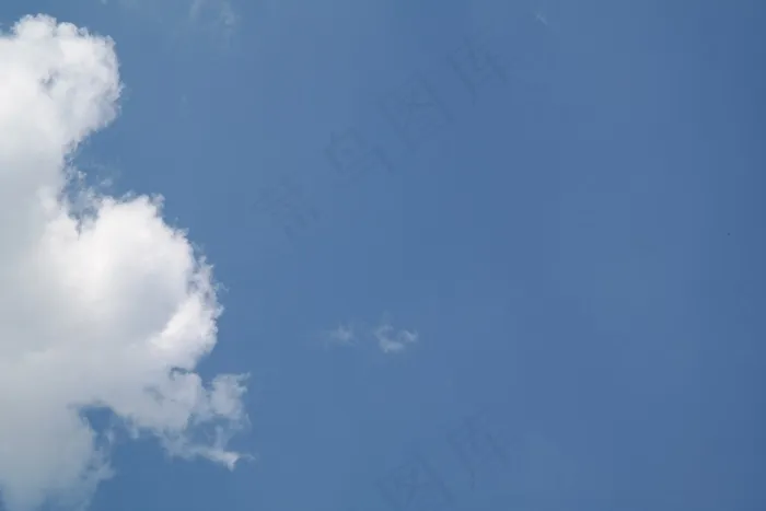 云，天空，蓝色，清除，夏日，白色
