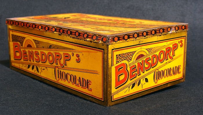 Bensdorps，Chocolade，盒，锡，包，老，复古