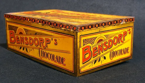 Bensdorps,Chocolade,盒,锡,包,老,复古 Bensdorps,Chocolade,盒,锡,包,老,复古