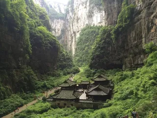 禅宗，峡谷，古镇，风景，客栈