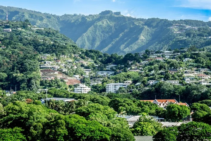 大溪地，山，景观，法属波利尼西亚