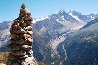 自然，风景，山，整体，雪，背景