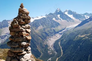 自然，风景，山，整体，雪，背景