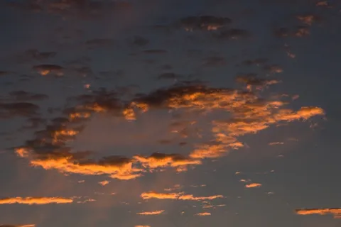 日出，云，蓝色，天空，云，清除，阳光明媚