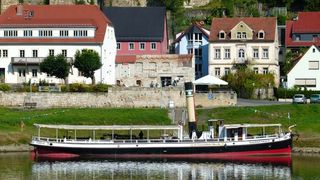 萨克森瓦尔德，德国，建筑物，建筑，河