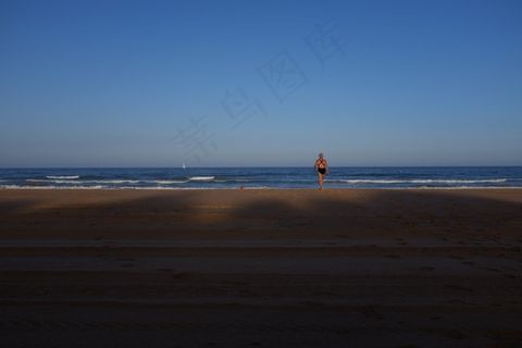 女子，海滩，泳装，女性，夏天，假期，海