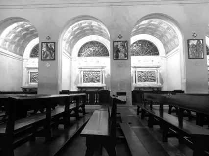 教堂，长凳，建筑，Windows